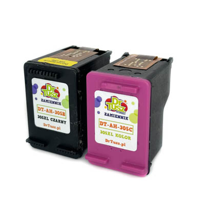 Tusze Zamienniki 305 XL BK + 305 XL C do HP (6ZA94AE) (komplet)